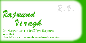 rajmund viragh business card